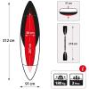 OLOTU Touring Kayak Inflatable Kayak Puncture Proof Double Inflatable Boat Assault Boat Water Raft Thickened Rubber Dinghy Folding Inflatable Raft Thicken view 2