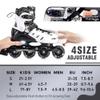 Inline Skates for Kids Adjustable Fun Illuminating Skates Girls Boys Ages 8-12 Patines para Nios Nias Outdoor view 2