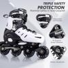 Inline Skates for Kids Adjustable Fun Illuminating Skates Girls Boys Ages 8-12 Patines para Nios Nias Outdoor view 4