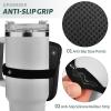 Mvidsy Stanley Water Bottle Pouch, 30oz, Black, Soft, Unisex, Adjustable Strap, 1 Compartment, Pouch Style, Bottle Case view 4