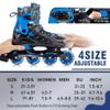 Inline Skates for Kids Adjustable Fun Illuminating Skates Girls Boys Ages 8-12 Patines para Nios Nias Outdoor view 2