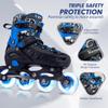 Inline Skates for Kids Adjustable Fun Illuminating Skates Girls Boys Ages 8-12 Patines para Nios Nias Outdoor view 4