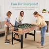 Best Choice Products 13-in-1 Combo Game Table Set w/Ping Pong, Foosball, Basketball, Air Hockey, Sling Puck, Archery, Shuffleboard - Natural view 2
