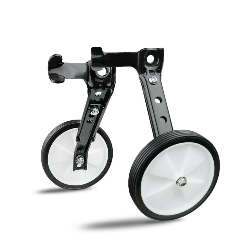 Adjustable Training Wheels for Kids 3-6 Years, 18-24 Inch, Black, Suitable for 80-120cm Height, Durable and Easy to Use
