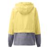 Cdiecer Women's Raincoat Waterproof Windbreaker Hoodie Sunscreen Zipper Jacket Lightweight Outdoor Hiking Color Block Jacket view 3