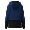 Cdiecer Women's Raincoat Waterproof Windbreaker Hoodie Sunscreen Zipper Jacket Lightweight Outdoor Hiking Color Block Jacket view 4