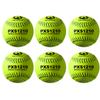 PHINIX Split Leather Practice Softball Official Size and Weight Professional Quality (12 Inch Box of 6) view 1
