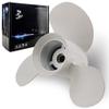 Boatman 9 7/8x8,9 7/8x9,9 7/8x10 1/2,9 7/8x11 1/4,9 7/8x12,9 7/8x13,9 7/8x14 Boat Propeller fit Yamaha Outboard Engines 25-30 Hp,10 Spline (25-30HP, 9 7/8x11 1/4) view 1