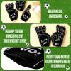 Sinmoe 24 Pcs Mini Foam Finger Baseball Fan Mini Foam Finger, We're #1 Sports Themed Party Supplies for Baseball Hockey Football Basketball Events Team Gifts(Black) view 3