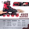 Inline Skates for Kids Adjustable Fun Illuminating Skates Girls Boys Ages 8-12 Patines para Nios Nias Outdoor view 2