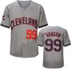 YIMCANLI Men's Ricky Vaughn #99 Movie Baseball Jersey Stitched 90s Hip Hop Jerseys Shirts (Gray,XX-Large) view 1