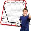 Soccer Rebounder, Kickback Rebound Net 3.3X3.3FT - Football Training Gifts, Aids & Equipment for Kids, Teens & All Ages, Portable, 6 Adjustable Angles view 1