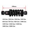 LYYCX 190mm Rear Shock Absorber Soft Tail Bike Adjustable Spring Suspension (Size : 2000 Lbs) view 3