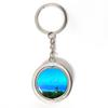 Northern Mariana Islands Keychain Car Keys Decoration Accessories Double Sided Rotating Crystal Key Chain Souvenir Gift view 1
