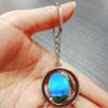 Northern Mariana Islands Keychain Car Keys Decoration Accessories Double Sided Rotating Crystal Key Chain Souvenir Gift view 2