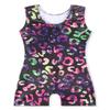 EQSJIU Kids Leotards Gymnastics Black Leotard Rainbow Red Yellow Purple Girls Biketards Practice Clothes For 3t 4t 3-4t Sweet Girls view 2