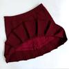 TONCHENGSD Women's High Waist Pleated Mini Skirt Skater Tennis Skirt (Dark Red,XL) view 4