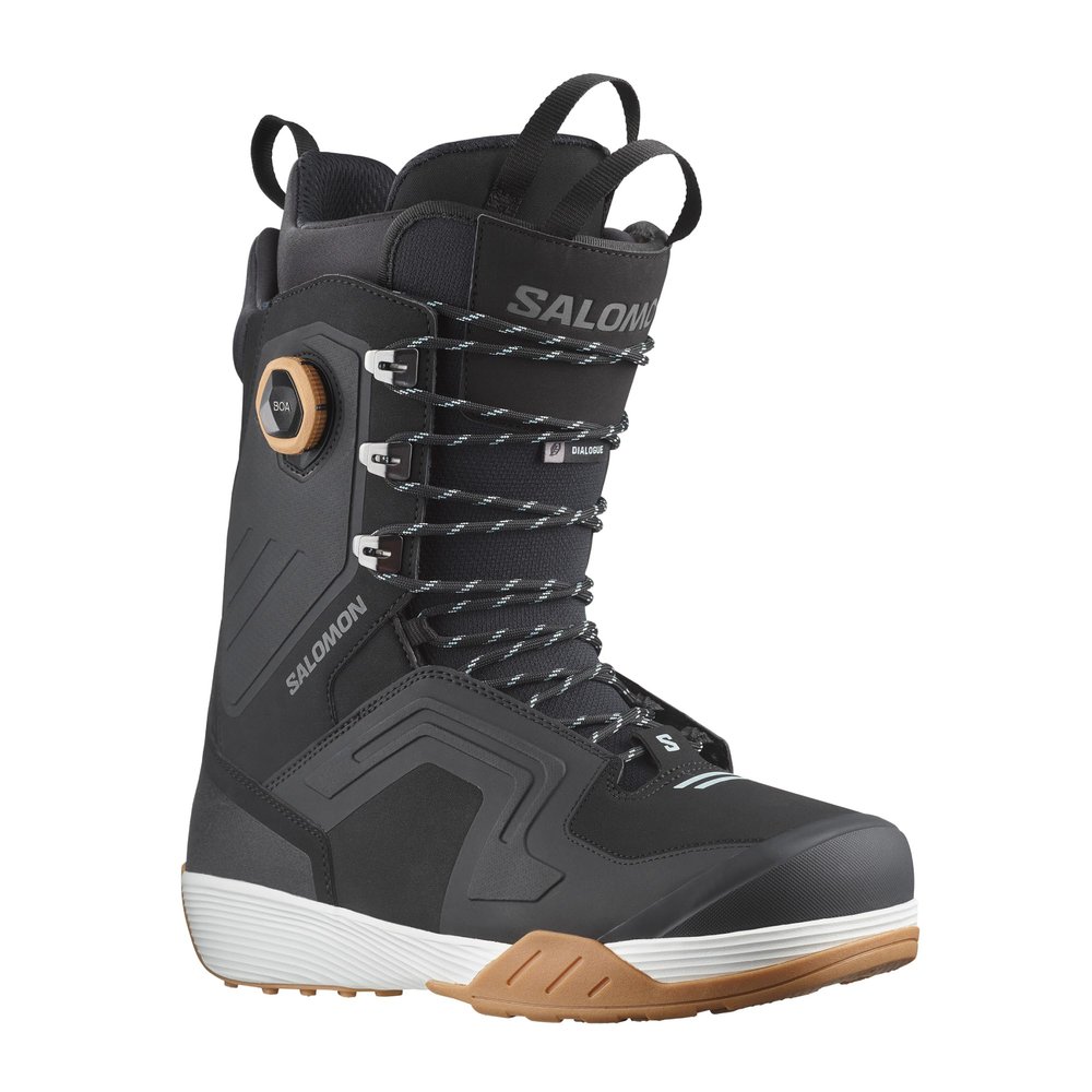 Salomon Dialogue Lace SJ BOA 2024 Black/Black/White / 10