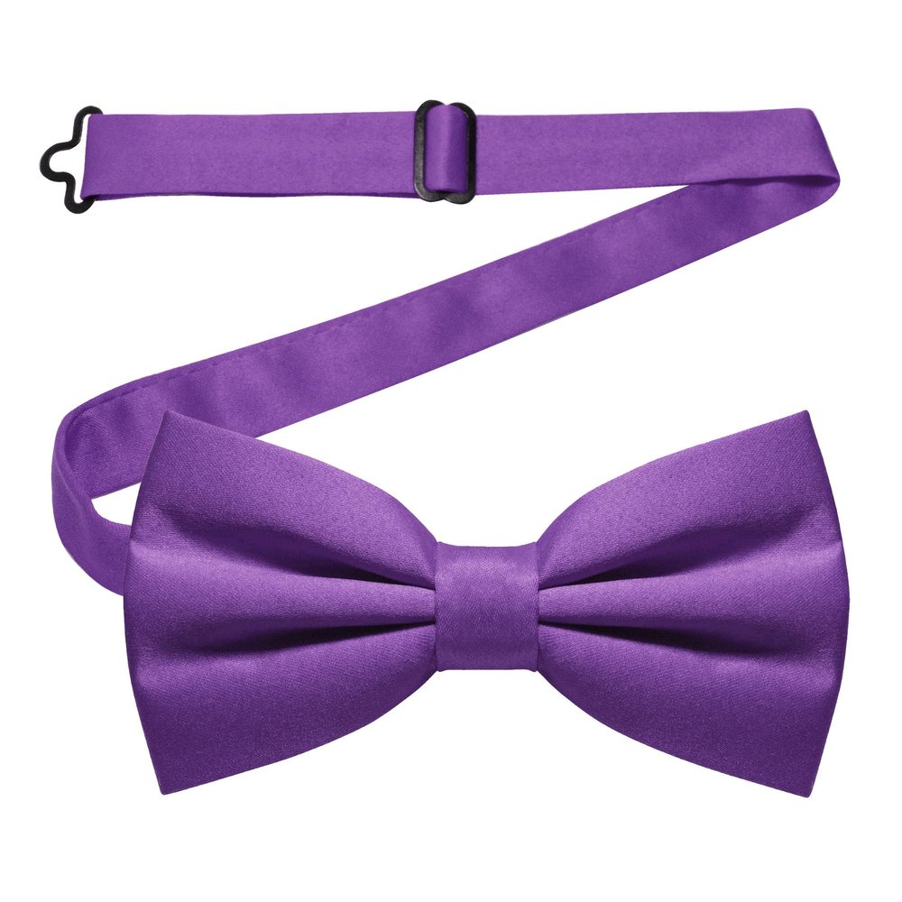 JEMYGINS Violet Pre-tied Bow Tie Adjustable Bowtie for Men(16)