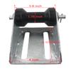 4 inch Boat Trailer Keel Roller with Bracket Assembly Kit Boat Trailer Roller Galvanized Steel Black PU view 2