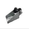4 inch Boat Trailer Keel Roller with Bracket Assembly Kit Boat Trailer Roller Galvanized Steel Black PU view 4