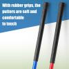 Lenwen 2 Pcs Golf Putter for Men Women Adjustable Length Two Way Putter Right or Left Handed Golfers Mini Golf Club with Practice Balls for Adults(Blue, Red) view 4