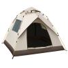 2-4 Person Camping Dome Tent, Waterproof Windproof,Portable Tent Bag,Automatic Pop Up Camping Tent with 2 Doors and 2 Mesh Windows,Lightweight for Outdoor Camping/Hiking (Black Lining,2 People) view 1