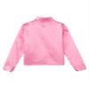 Yruioon Kids Boys Sparkle Sequins Long Sleeve Button Down Shirt Latin Jazz Dance Stage Performance Costume Pink 10-12 Years view 4