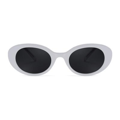 FEISEDY Sunglasses Womens, Retro Oval Cateye Sun Glasses Men, Small 90s Style B4128