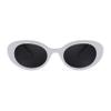 FEISEDY Sunglasses Womens, Retro Oval Cateye Sun Glasses Men, Small 90s Style B4128 view 1