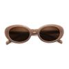FEISEDY Sunglasses Womens, Retro Oval Cateye Sun Glasses Men, Small 90s Style B4128 view 4