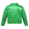 Yruioon Kids Boys Sparkle Sequins Long Sleeve Button Down Shirt Latin Jazz Dance Stage Performance Costume Green 8-10 Years view 3