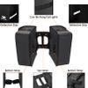BAIGIO Bike Double Pannier Bags Waterproof Bicycle Rear Seat Panniers Pack with Reflective Stripe view 4