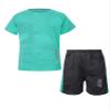 Fldy Boys Soccer Sports Training Uniforms Kids Youth Athletic Football Soccer Jersey Shirt and Shorts Kit Green 3-4 Years view 1