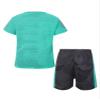 Fldy Boys Soccer Sports Training Uniforms Kids Youth Athletic Football Soccer Jersey Shirt and Shorts Kit Green 3-4 Years view 2