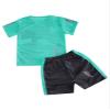 Fldy Boys Soccer Sports Training Uniforms Kids Youth Athletic Football Soccer Jersey Shirt and Shorts Kit Green 3-4 Years view 3