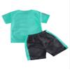 Fldy Boys Soccer Sports Training Uniforms Kids Youth Athletic Football Soccer Jersey Shirt and Shorts Kit Green 3-4 Years view 4