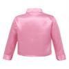Yruioon Kids Boys Sparkle Sequins Long Sleeve Button Down Shirt Latin Jazz Dance Stage Performance Costume Pink 4-5 Years view 2