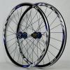 ZECHAO 700C Road Bike Rim,Disc/V Brake Bike Wheel 7-11speed Cassette Sealed Bearing Hub QR Superlight Racing Wheelset Wheelset (Color : Blue, Size : 700c) view 1