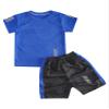 Fldy Boys Soccer Sports Training Uniforms Kids Youth Athletic Football Soccer Jersey Shirt and Shorts Kit Blue 3-4 Years view 3