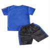 Fldy Boys Soccer Sports Training Uniforms Kids Youth Athletic Football Soccer Jersey Shirt and Shorts Kit Blue 3-4 Years view 4