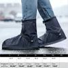 BEARMY Fashion Thickened with Zipper Waterproof Layer Waterproof Shoe Cover sandproof Shoe Cover Outdoor Travel Waterproof Shoe Cover (Small) view 2