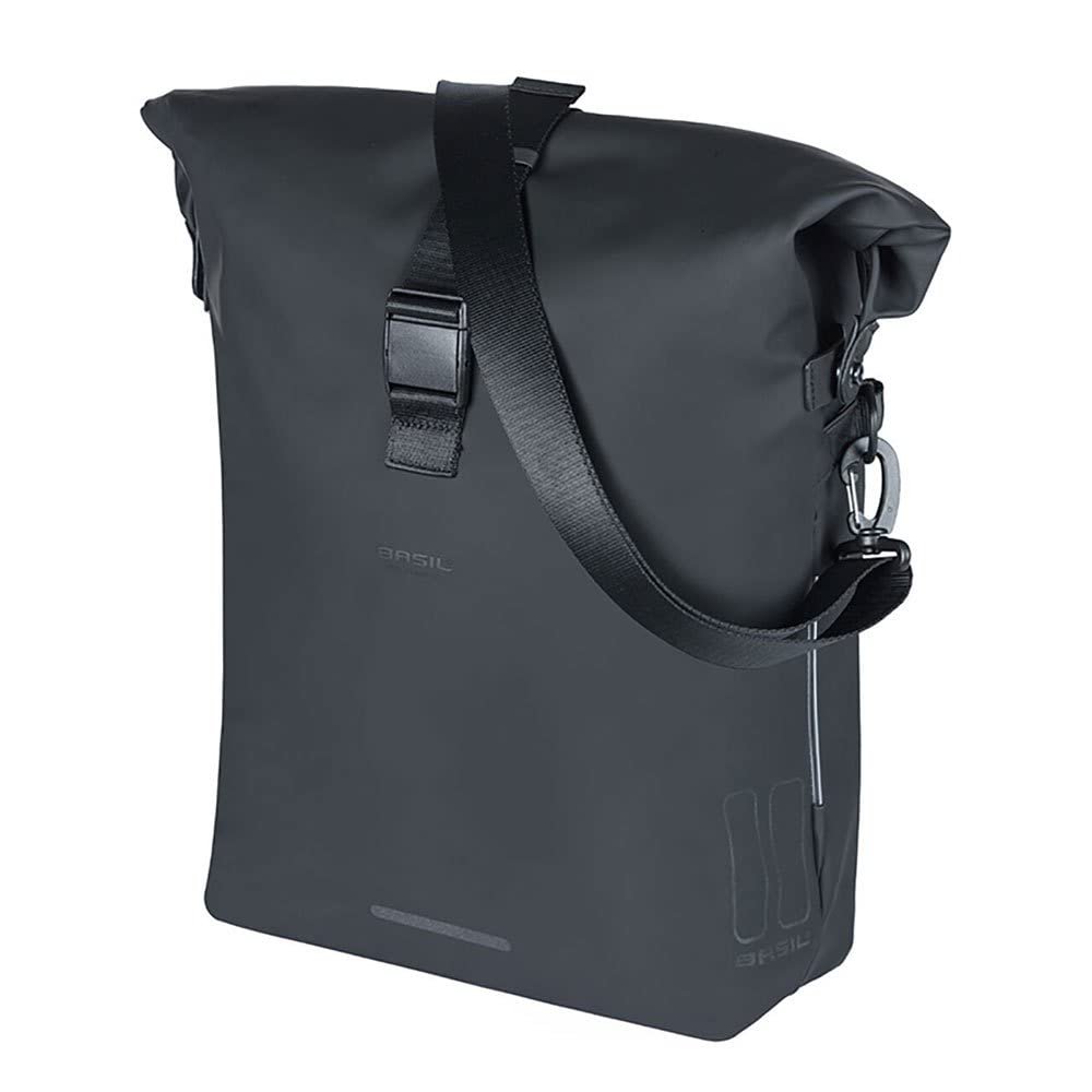 Basil Unisex - Adult Shoulder Bag, Night Black, 37 x 32 x 16 cm