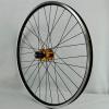 ZECHAO Mountain Bike Wheelset 26/27.5/29in,Disc Brake Cycling Wheel Double Wall Alloy Rim QR 32 Spokes for 7/8/9/10/11 Speed Flywheel Wheelset (Color : Gold hub, Size : 27.5inch) view 2
