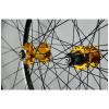 ZECHAO Mountain Bike Wheelset 26/27.5/29in,Disc Brake Cycling Wheel Double Wall Alloy Rim QR 32 Spokes for 7/8/9/10/11 Speed Flywheel Wheelset (Color : Gold hub, Size : 27.5inch) view 4