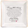 XJF 13th Birthday Ceramic Jewelry Dish, Gifts for Girls From Mum, Happy 13th Decorations, 13 Years Gifts for Children view 1