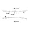 HIMALO Mountain Bike Riser Handlebars 31.8mm MTB Handlebar 780mm 800mm Aluminum Alloy Extra Long Bars DH/XC/AM (Color : Blue, Size : 780mm) view 2