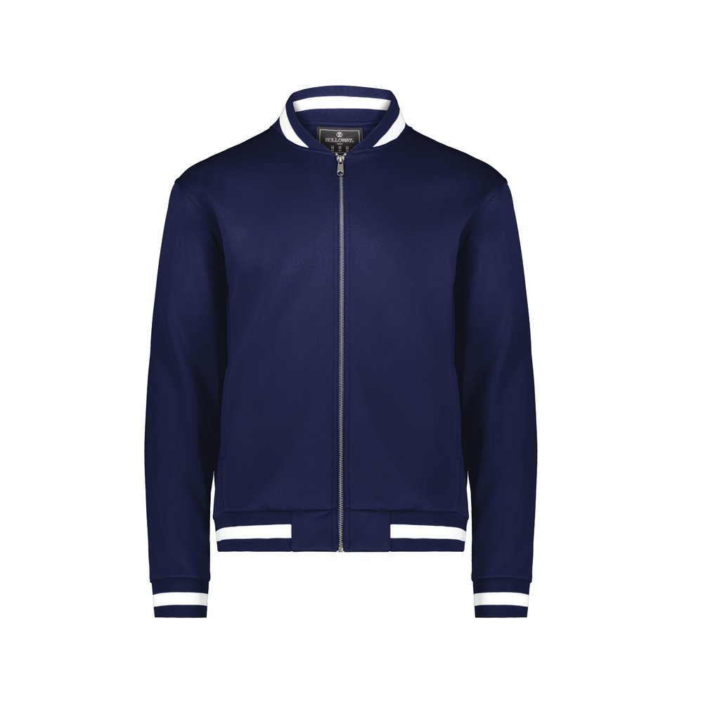 Holloway V-Street Full Zip Jacket Navy/White 2XL