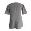 Casual Cotton Linen Tshirt Midi Dress for Women Summer V Neck Lace Trim Half Sleeve Solid Beach Flowy Plus Size Loose Shift Tunic Dress view 3