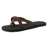 Black Sandals Women Flat, Women's Fashion Slippers Peep-Toe Summer Casual Clip Toe Beach Sandals Lace-Up Comfortable Cute Sandals view 3